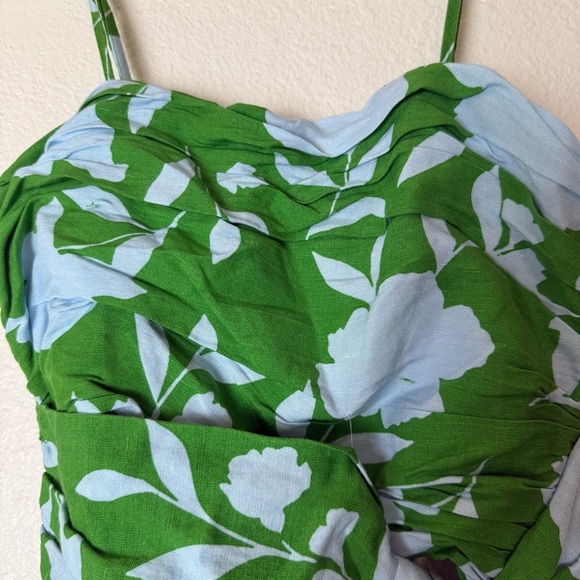 Women's Classic Rose Linen Ruched Linen Tank Top Kate Spade NY x Target - Picture 11 of 16